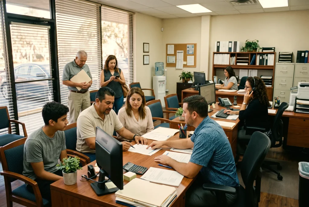 Oficina de una agencia de seguros