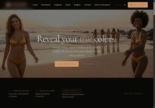 Fotograma de PageSpeed de la página de inicio de la clínica a los 1,125 ms